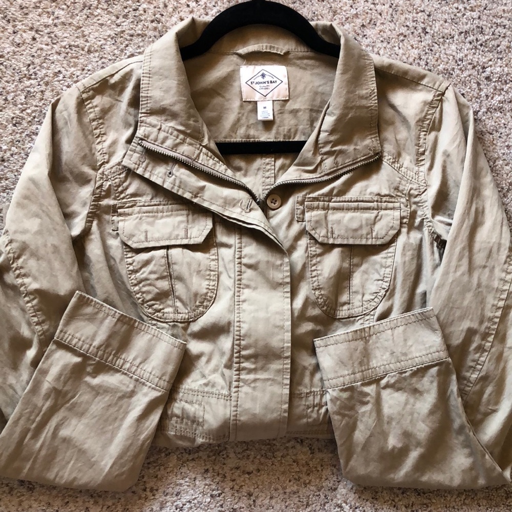 Tan Cargo Jacket
